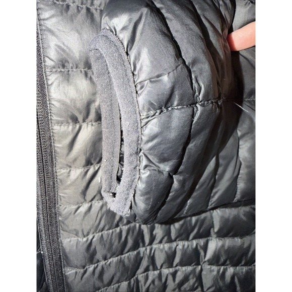 Men's Eddie Bauer Full-Zip Down Puffer Jacket Sz XL Black GW999 - Picture 9 of 11